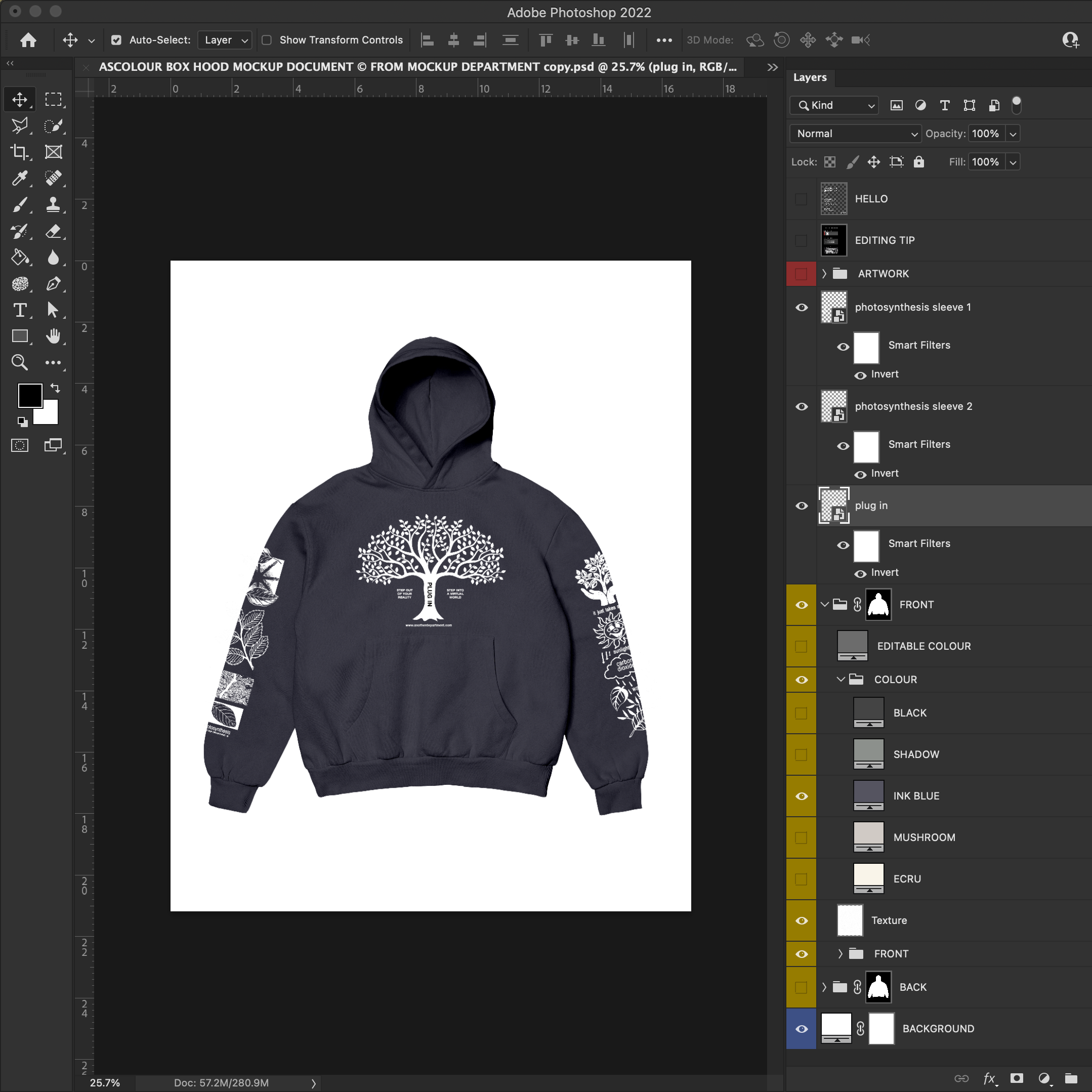 AS Colour Box Hood Mock Up - Pro Pack