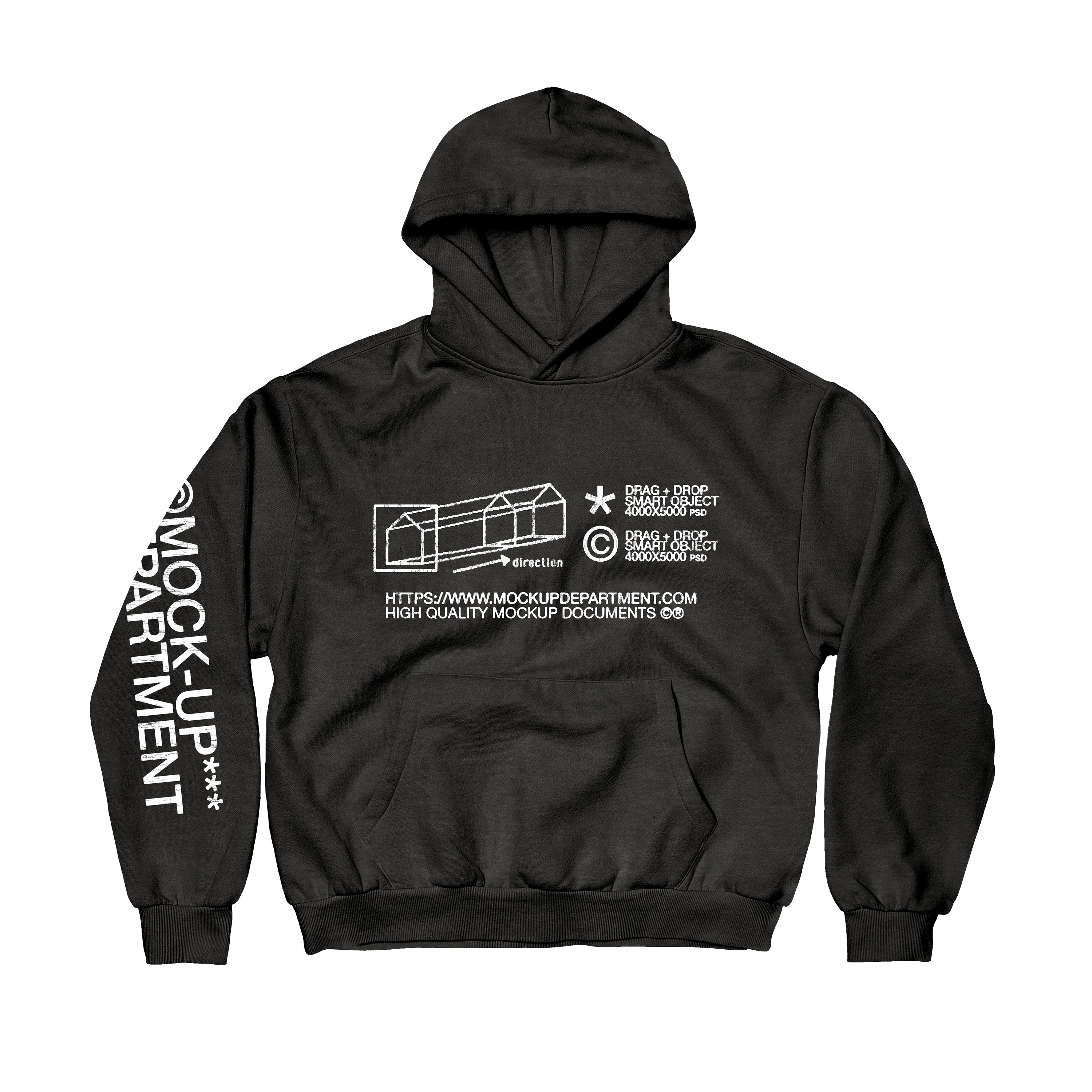 Vintage Hoodie Mockup - 002