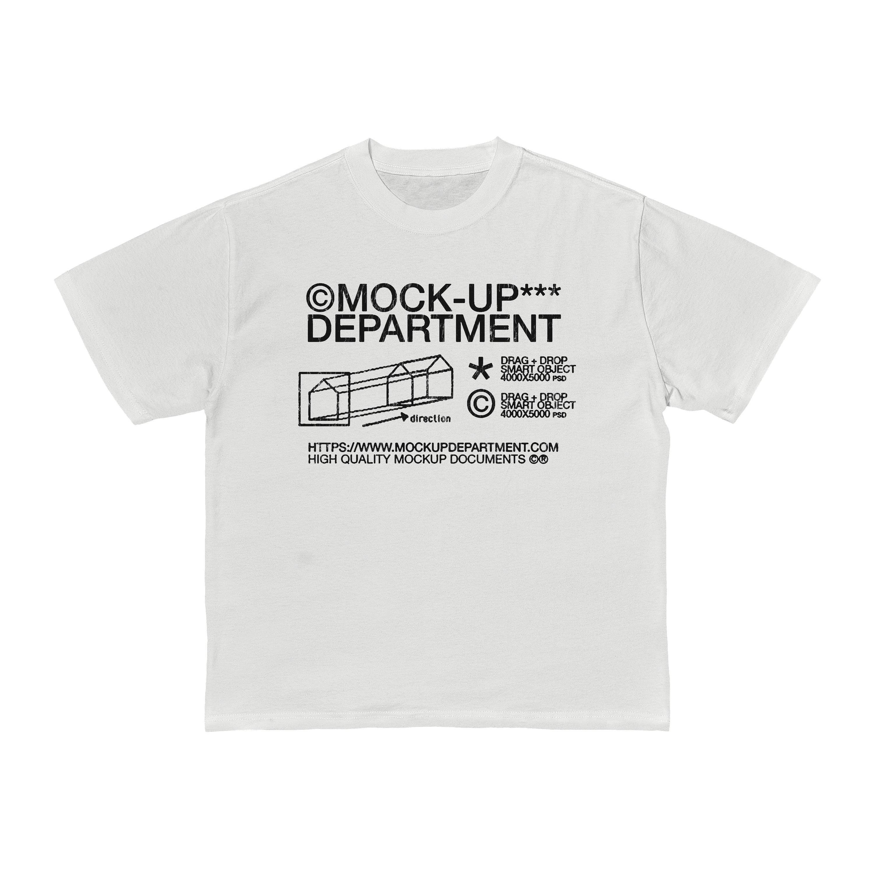Vintage T-Shirt Mockup - 002