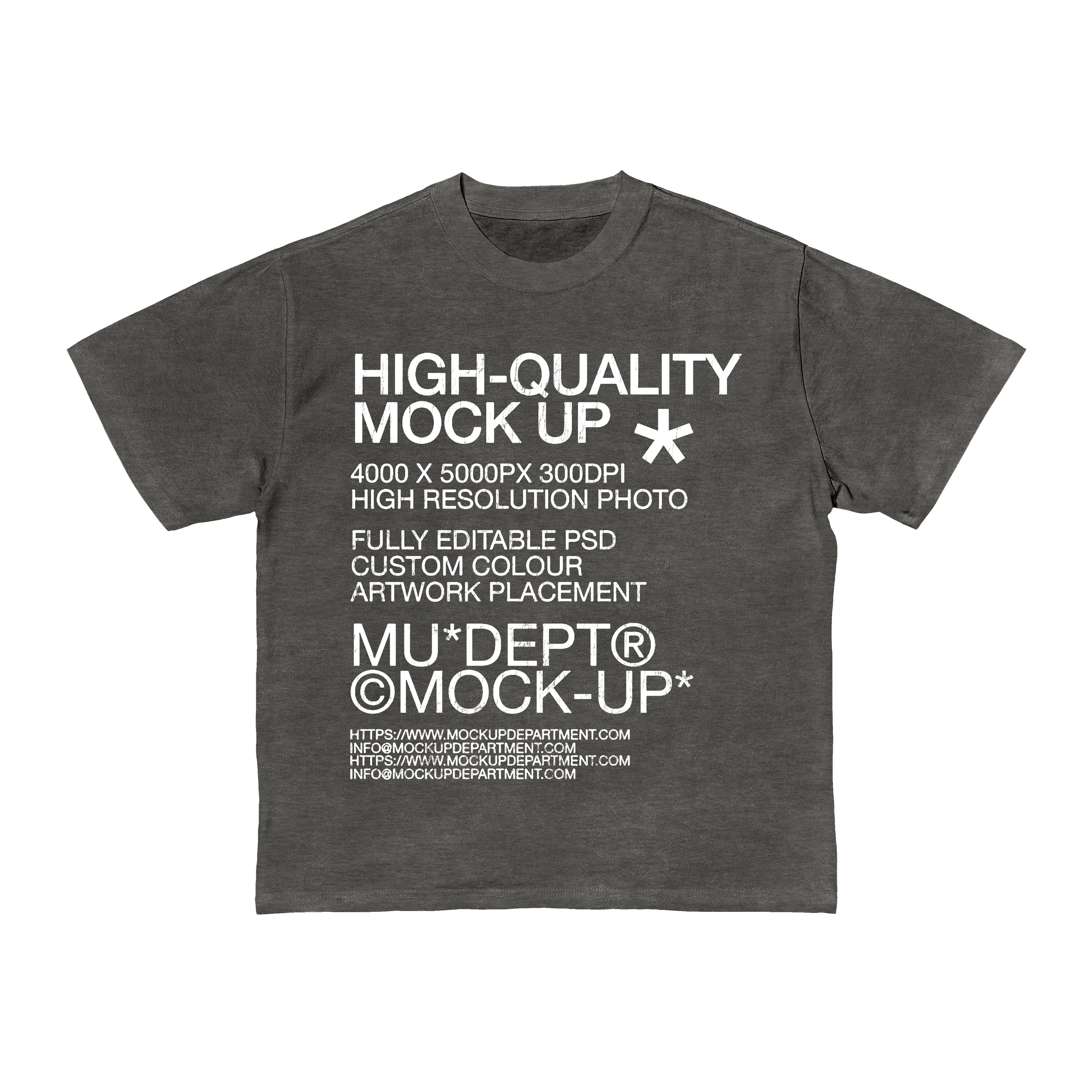 Vintage T-Shirt Mockup - 002