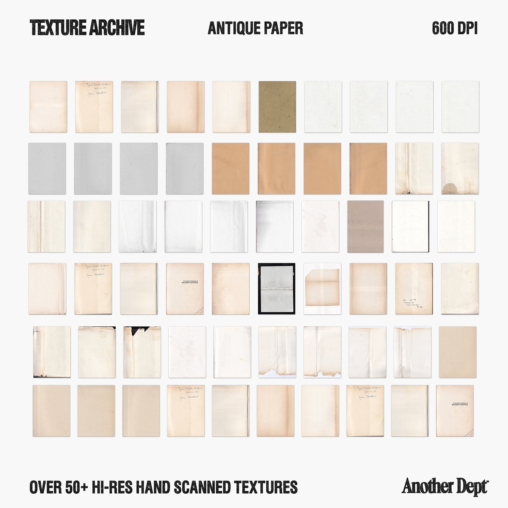 Antique Paper - 50+ Paper Scans