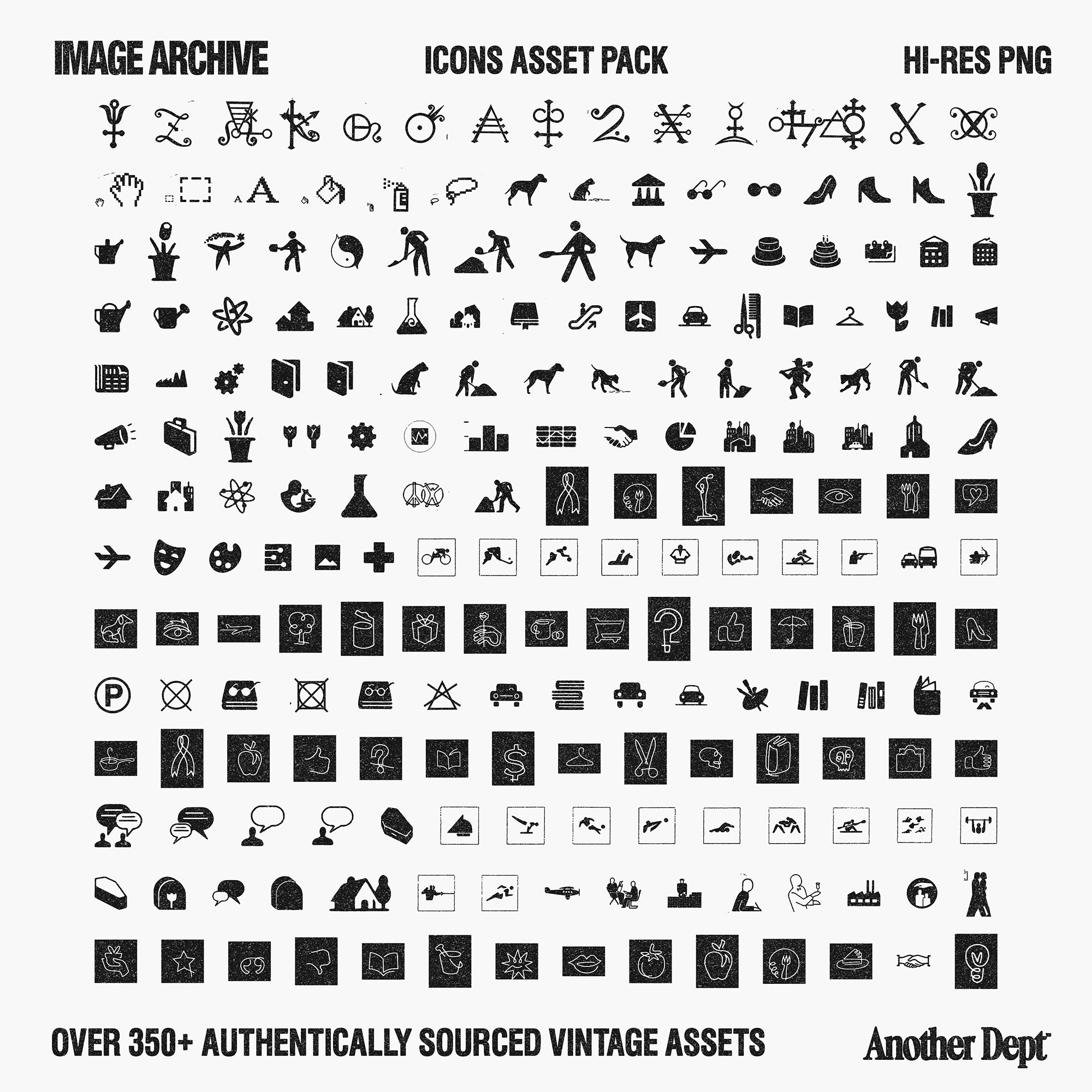 ICONS ASSET PACK - 350+ Graphics