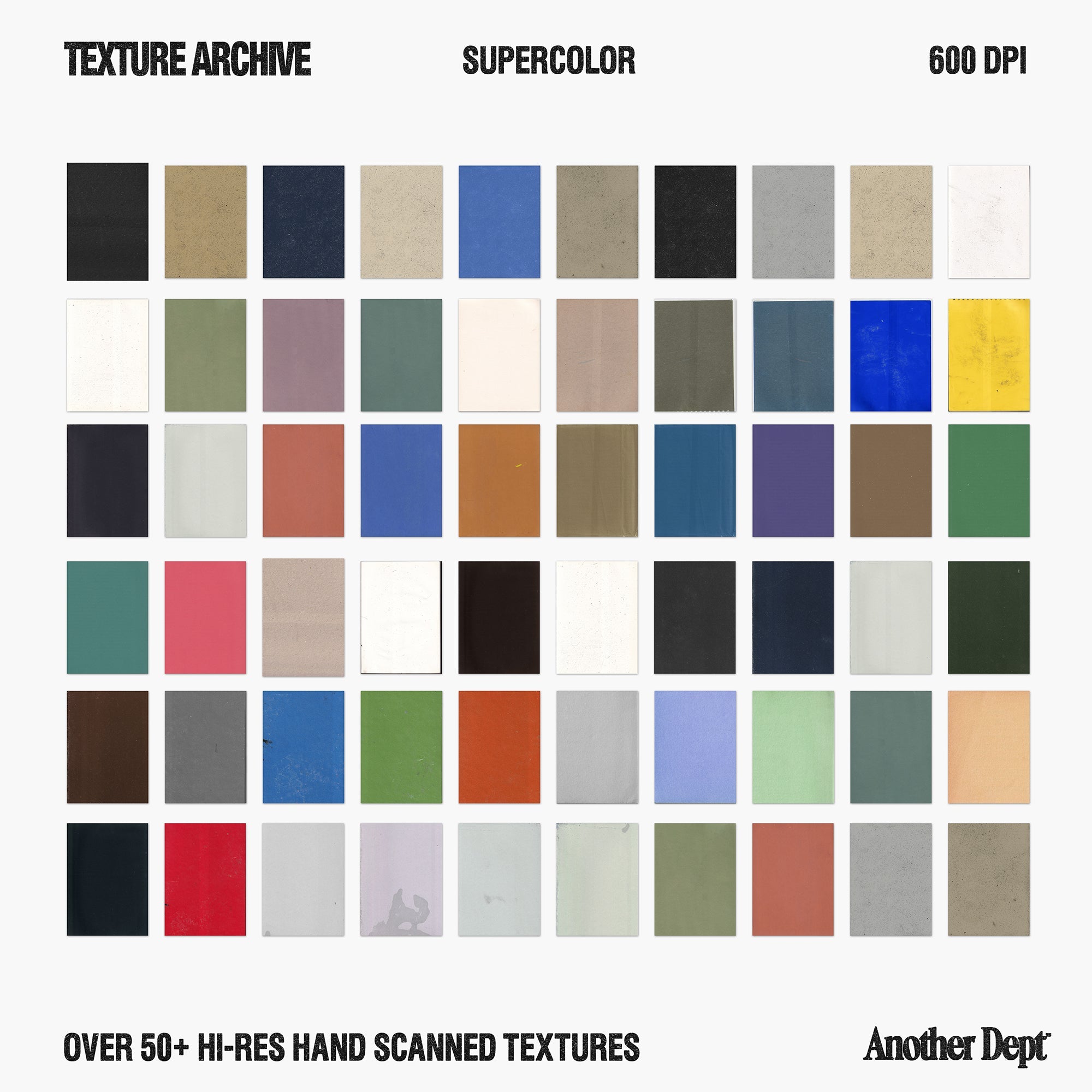 SUPERCOLOR - 50+ Paper Scans