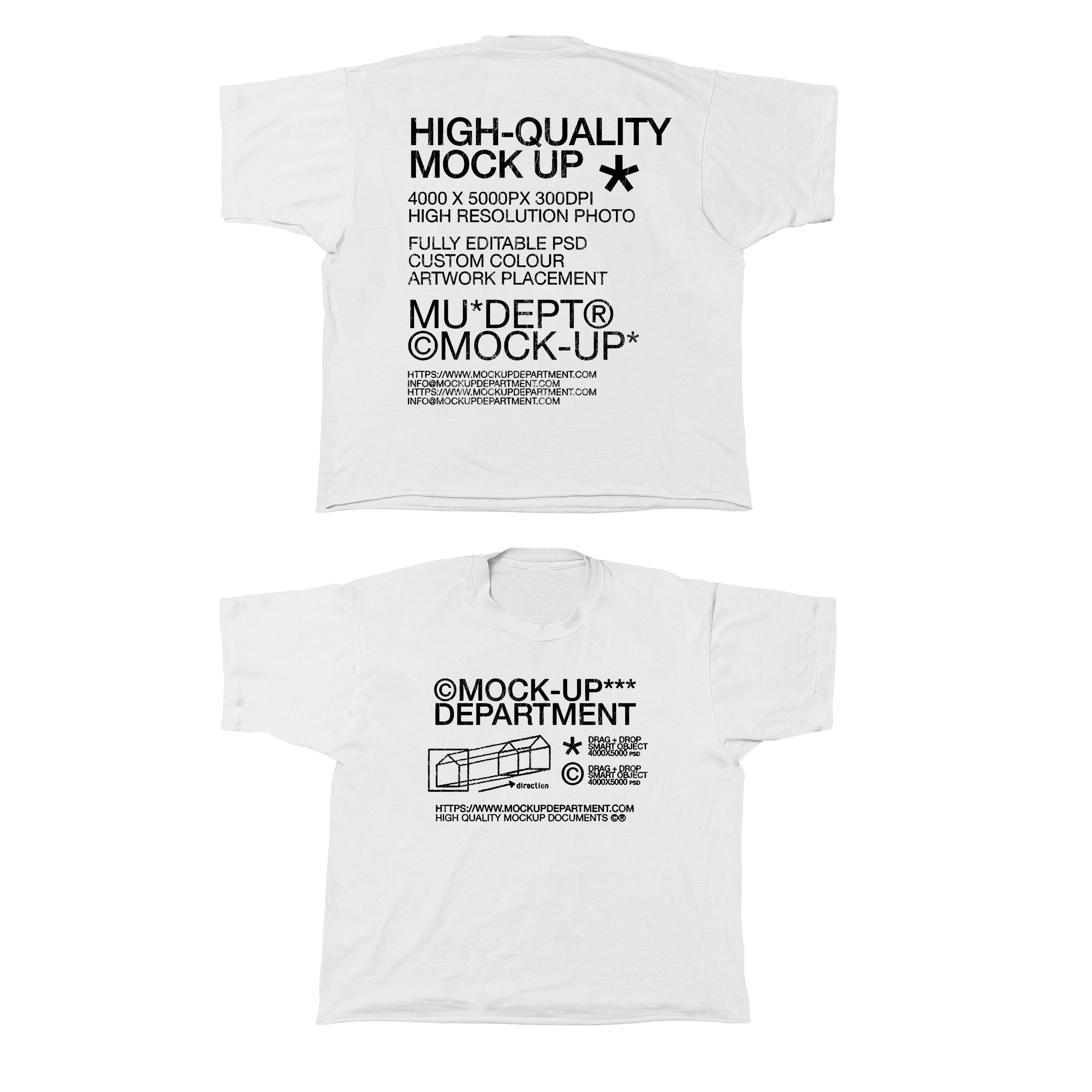 Vintage T-Shirt Mockup - 001