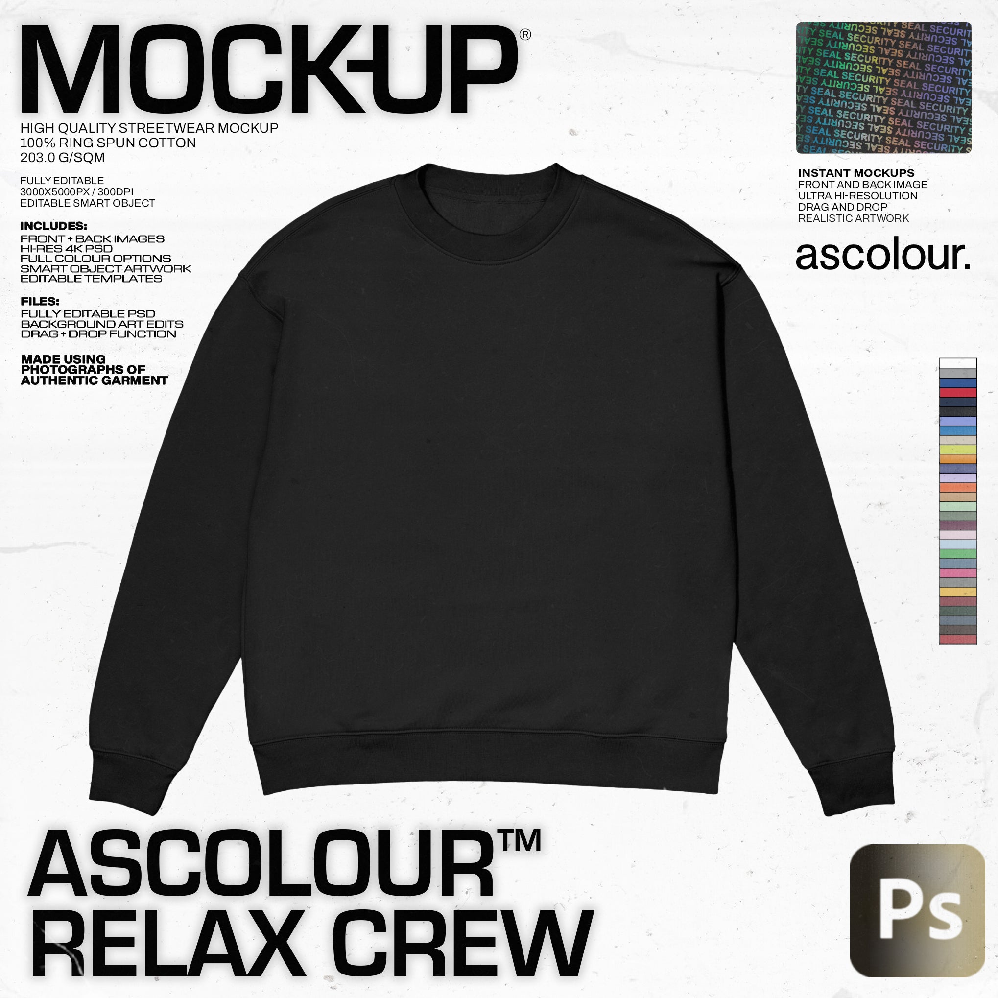 AS Colour Relax Crew 5161 Mock Up - Pro Pack