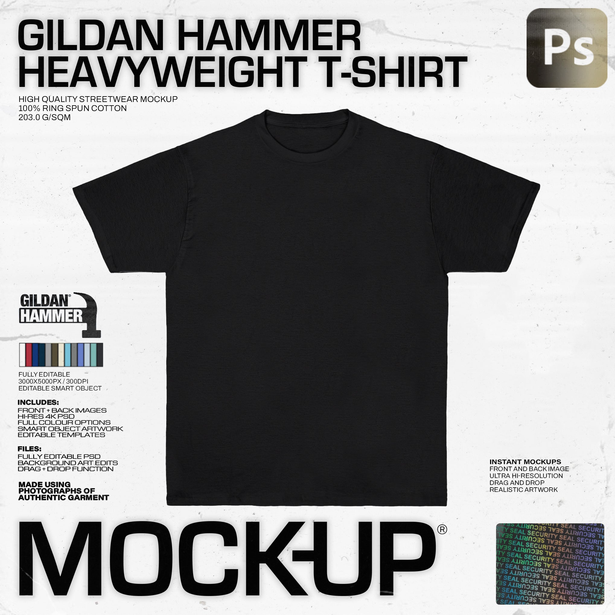 Gildan Hammer® T-Shirt Mock-up - Pro Pack